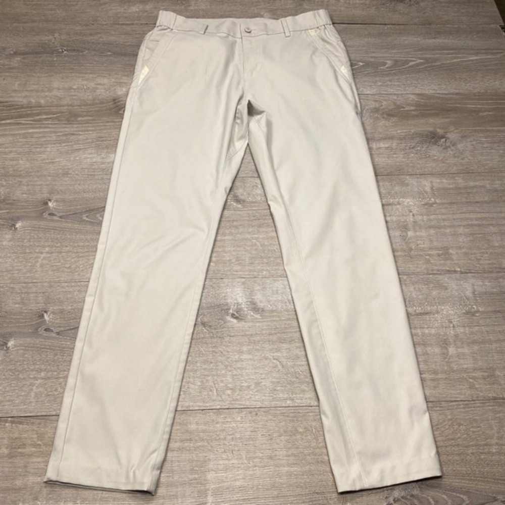 Jack Archer Jetsetter Pants Mens 31x30 Stone Beige Tech Stretch Travel Golf
